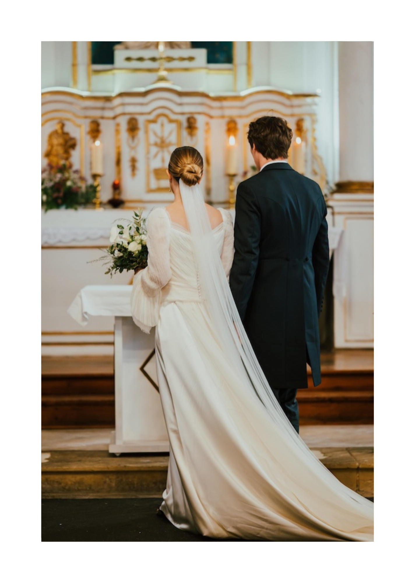 Mariage chic et glamour coiffure et maquillage mariée Pauline HERVE